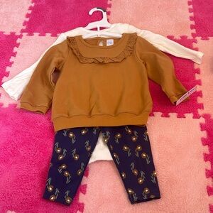 Mamas girl onesie + sweatshirt and leggings